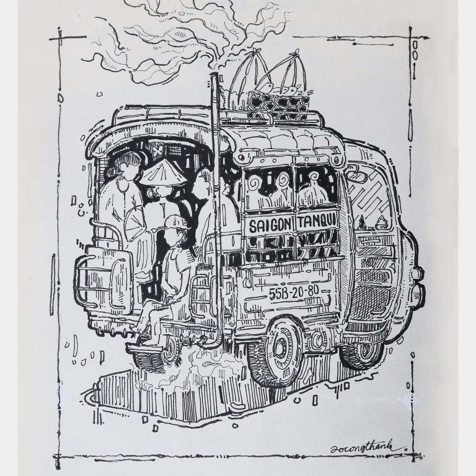 Drawing 06 by Thanh Do (Drawing)