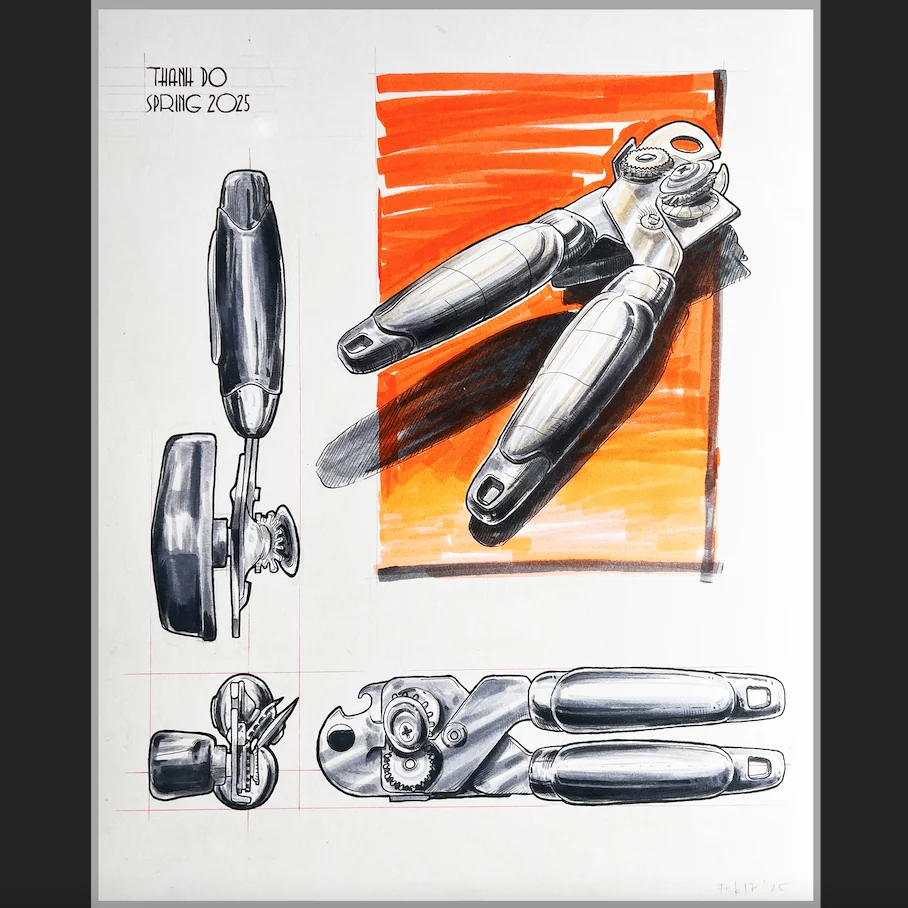 Industrial Design Sketch Study 01 by Thanh Do (Industrial Design Sketch)