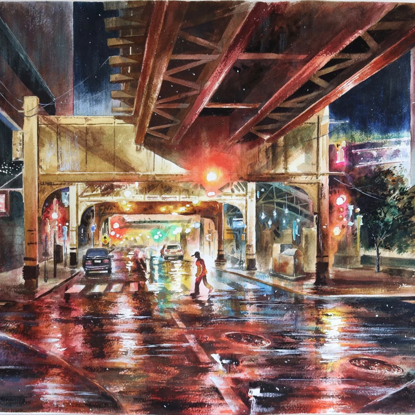 Watercolor Study 03 by Thanh Do (Watercolor)