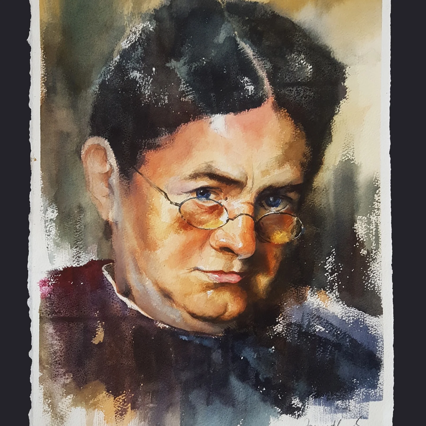 Watercolor Study 10 by Thanh Do (Watercolor)