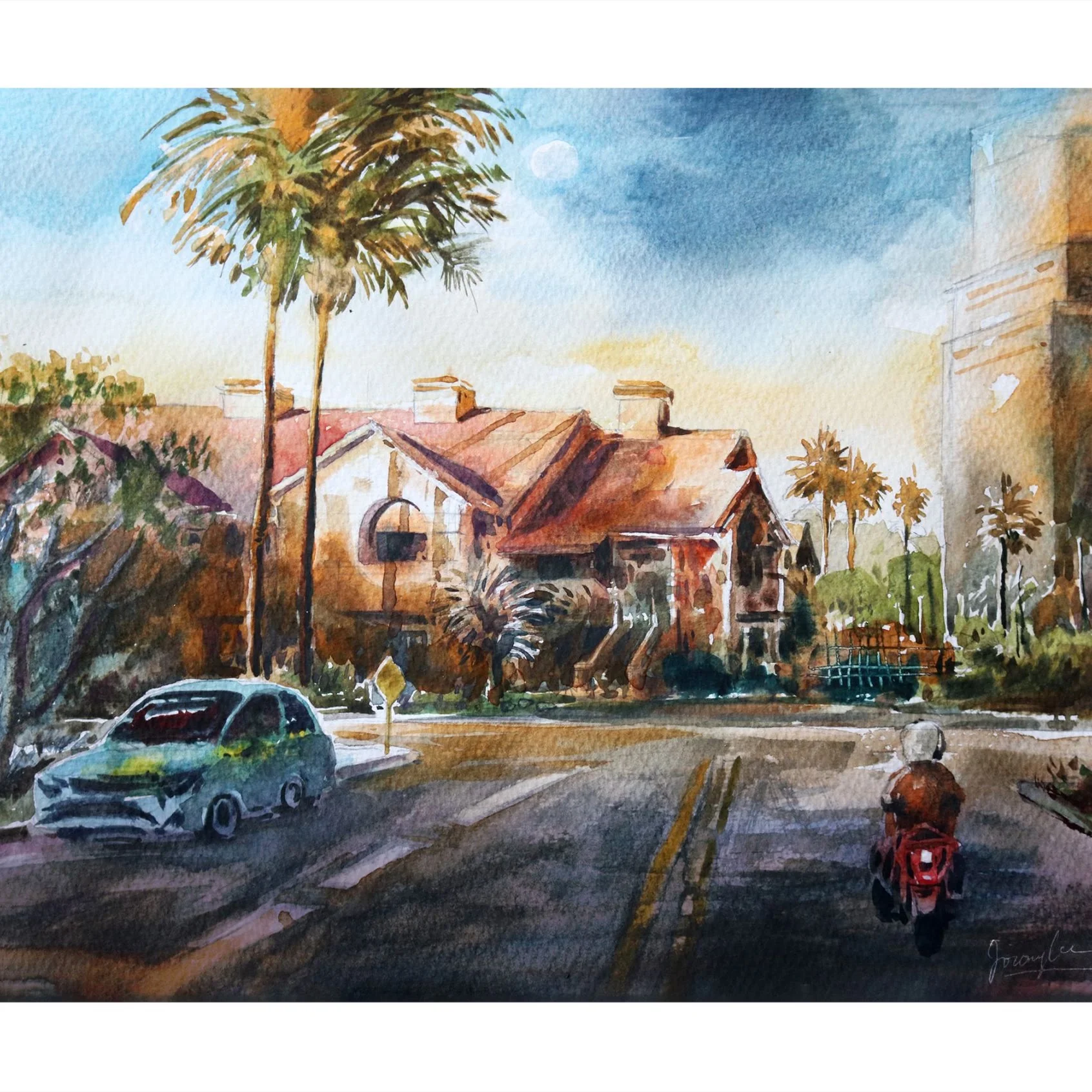 Watercolor Study 11 by Thanh Do (Watercolor)