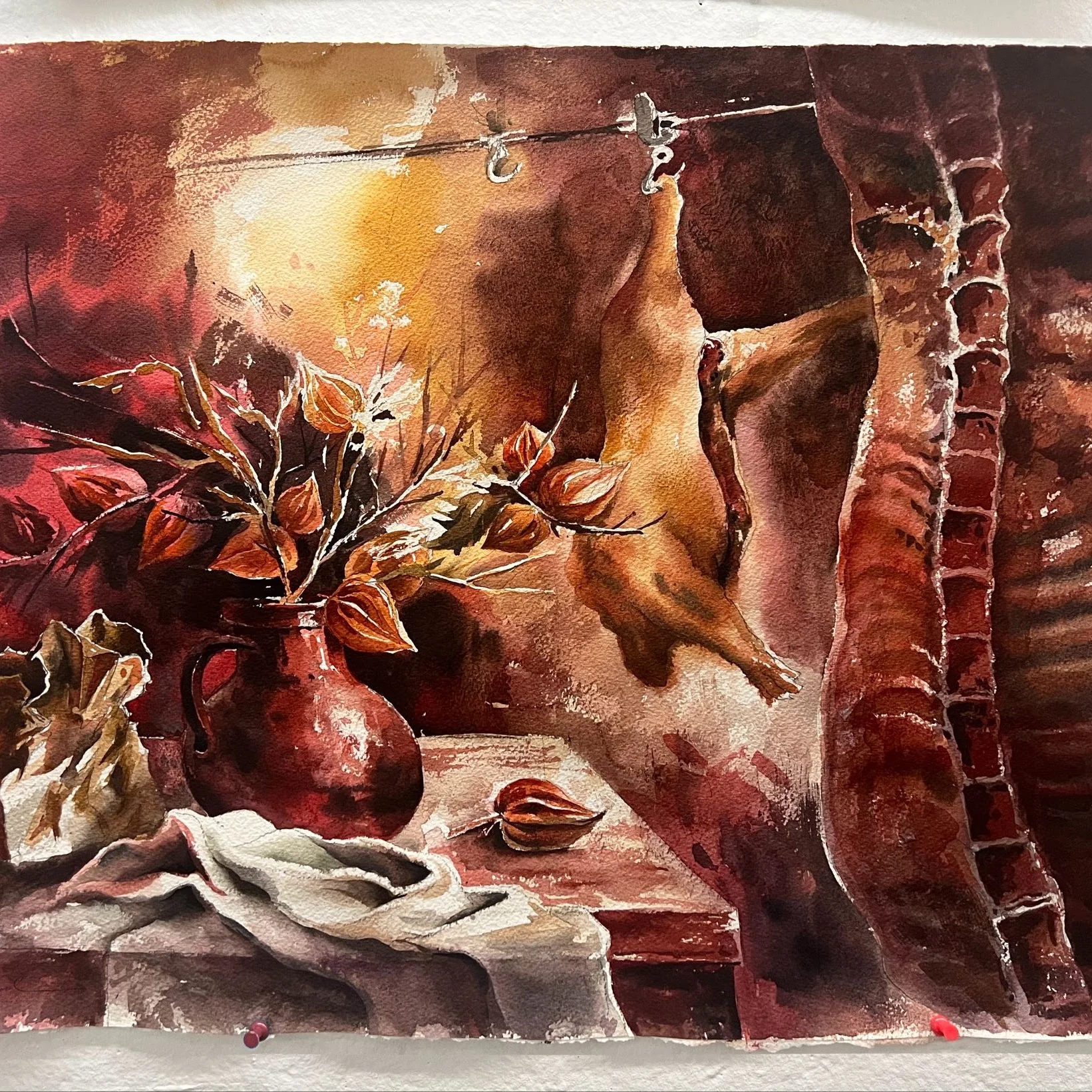 Watercolor Study 16 by Thanh Do (Watercolor)