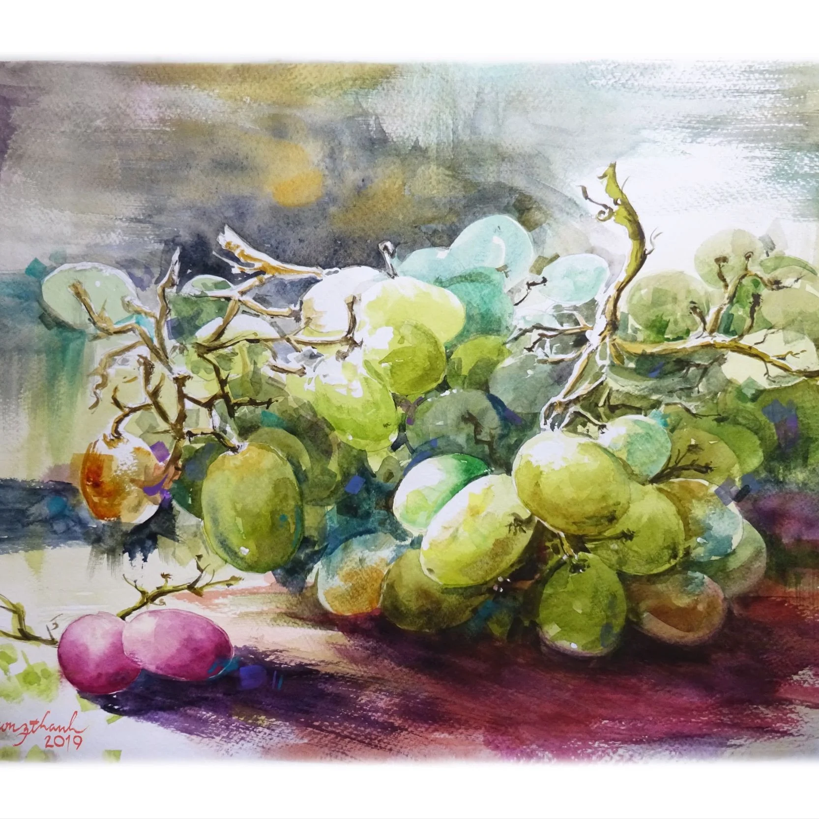 Watercolor Study 27 by Thanh Do (Watercolor)