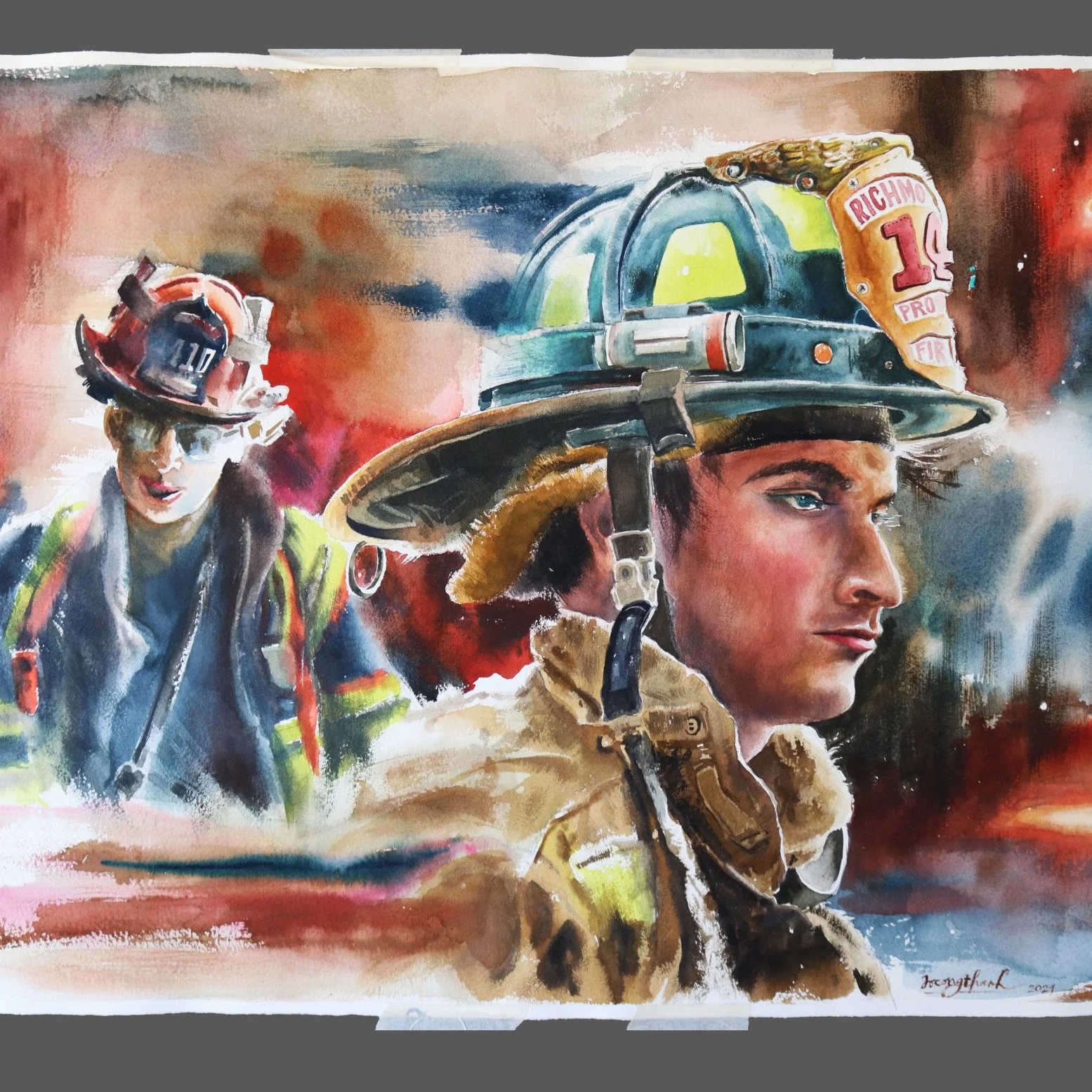 Watercolor Study 32 by Thanh Do (Watercolor)